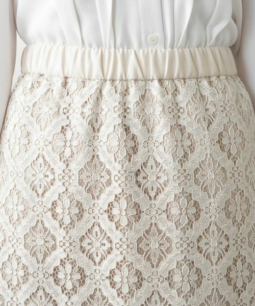 Leilian / レリアン ミニ・ひざ丈スカート | レースロングスカート | 詳細10