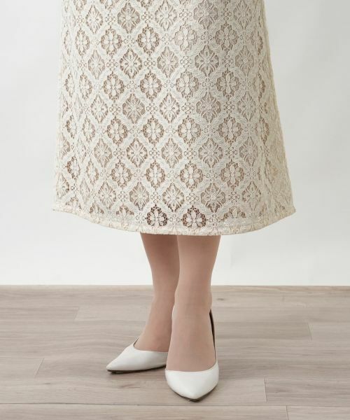 Leilian / レリアン ミニ・ひざ丈スカート | レースロングスカート | 詳細11