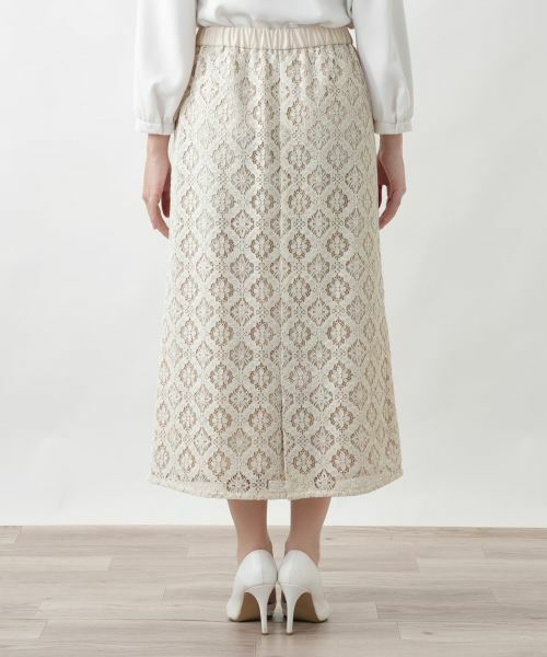Leilian / レリアン ミニ・ひざ丈スカート | レースロングスカート | 詳細9