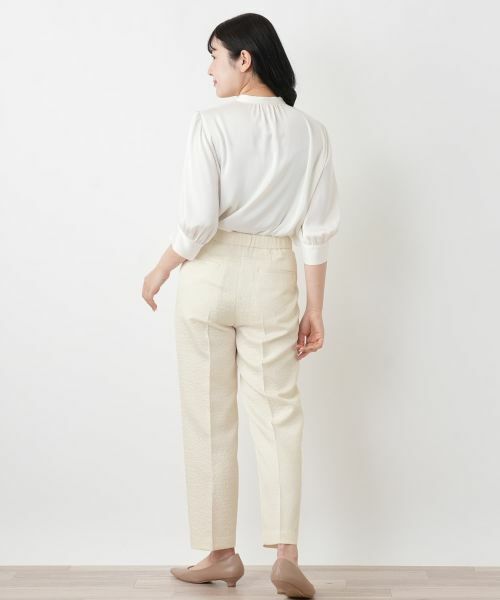 Leilian / レリアン その他パンツ | ジャカードタックパンツ | 詳細7