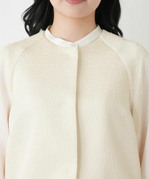 Leilian / レリアン テーラードジャケット | ジャカードノーカラージャケット | 詳細19