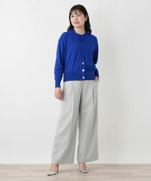 Leilian / レリアン カーディガン・ボレロ | Vネックカーディガン | 詳細1