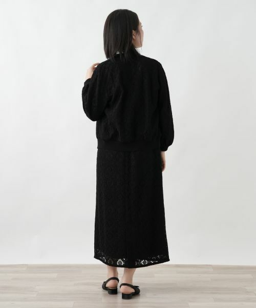 Leilian / レリアン テーラードジャケット | レースジップジャケット | 詳細3