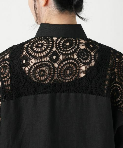 Leilian / レリアン シャツ・ブラウス | レースドッキングブラウス【2026_4月カタログ】 | 詳細12
