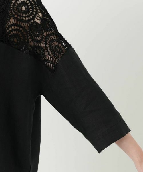 Leilian / レリアン シャツ・ブラウス | レースドッキングブラウス【2026_4月カタログ】 | 詳細13