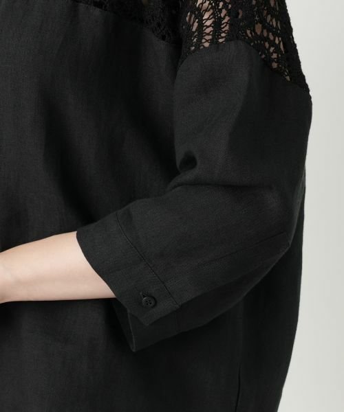 Leilian / レリアン シャツ・ブラウス | レースドッキングブラウス【2026_4月カタログ】 | 詳細14