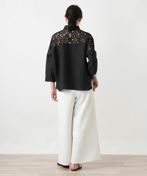 Leilian / レリアン シャツ・ブラウス | レースドッキングブラウス【2026_4月カタログ】 | 詳細20