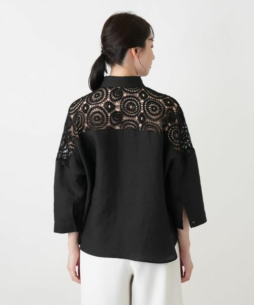 Leilian / レリアン シャツ・ブラウス | レースドッキングブラウス【2026_4月カタログ】 | 詳細23