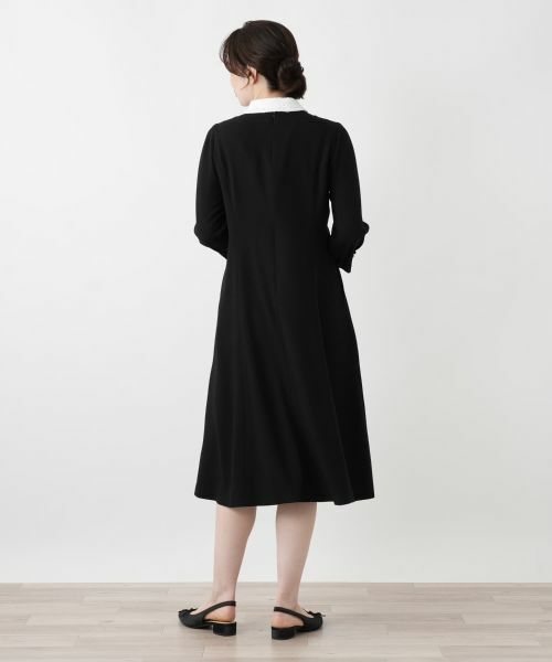 Leilian / レリアン ドレス | 2WAYクレリックカラーワンピース【Leilian WHITE LABEL】 | 詳細3