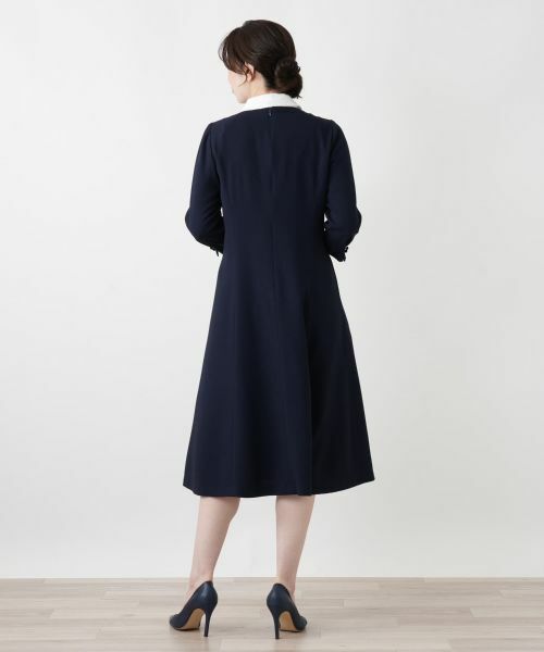 Leilian / レリアン ドレス | 2WAYクレリックカラーワンピース【Leilian WHITE LABEL】 | 詳細6