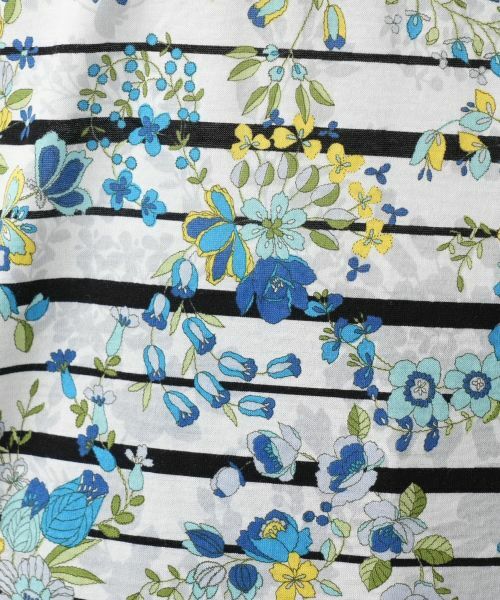 Leilian / レリアン カットソー | 花柄ボーダー七分袖カットソー【Leilian WHITE LABEL】 | 詳細15