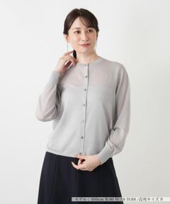 Leilian / レリアン カーディガン・ボレロ | クルーネックカーディガン【Leilian WHITE LABEL】