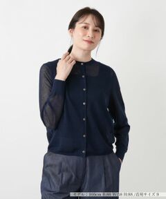 Leilian / レリアン カーディガン・ボレロ | クルーネックカーディガン【Leilian WHITE LABEL】