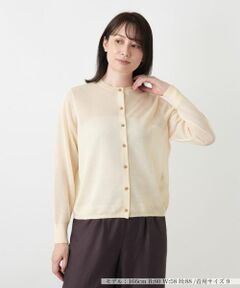 Leilian / レリアン カーディガン・ボレロ | クルーネックカーディガン【Leilian WHITE LABEL】