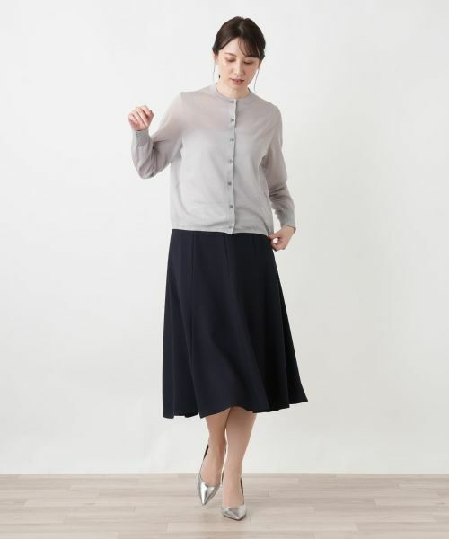 Leilian / レリアン カーディガン・ボレロ | クルーネックカーディガン【Leilian WHITE LABEL】 | 詳細1