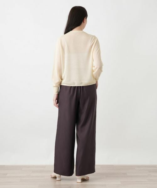 Leilian / レリアン カーディガン・ボレロ | クルーネックカーディガン【Leilian WHITE LABEL】 | 詳細12