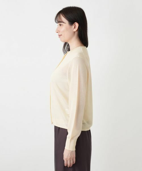 Leilian / レリアン カーディガン・ボレロ | クルーネックカーディガン【Leilian WHITE LABEL】 | 詳細14