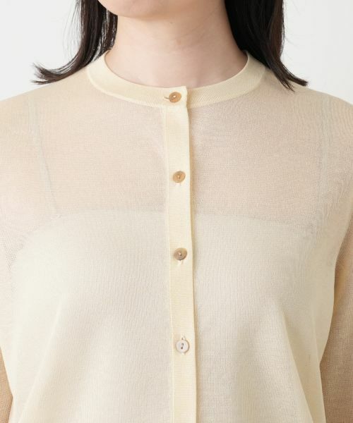 Leilian / レリアン カーディガン・ボレロ | クルーネックカーディガン【Leilian WHITE LABEL】 | 詳細16