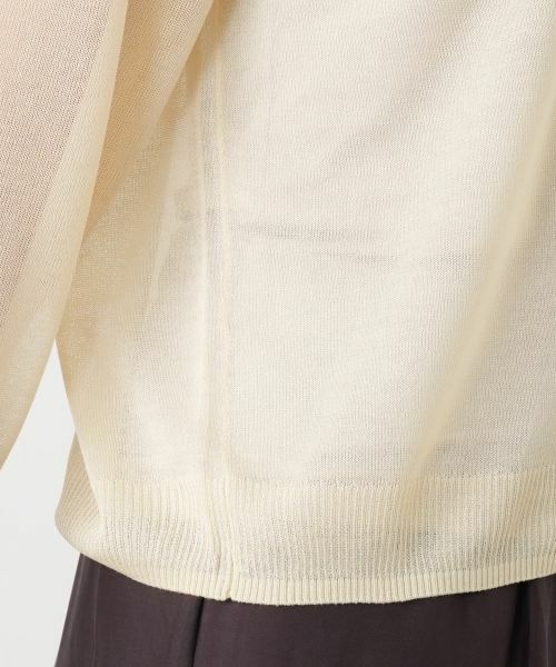 Leilian / レリアン カーディガン・ボレロ | クルーネックカーディガン【Leilian WHITE LABEL】 | 詳細19