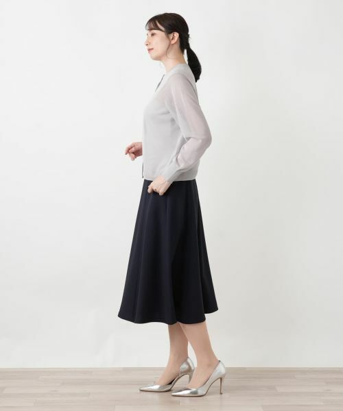 Leilian / レリアン カーディガン・ボレロ | クルーネックカーディガン【Leilian WHITE LABEL】 | 詳細2