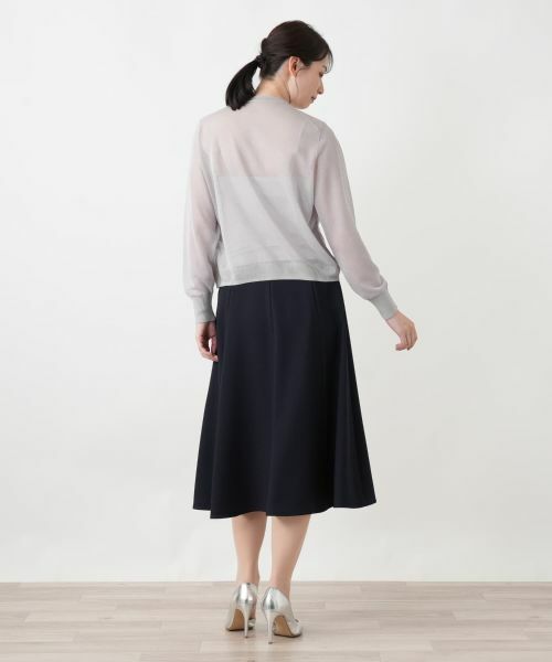 Leilian / レリアン カーディガン・ボレロ | クルーネックカーディガン【Leilian WHITE LABEL】 | 詳細3