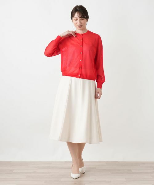 Leilian / レリアン カーディガン・ボレロ | クルーネックカーディガン【Leilian WHITE LABEL】 | 詳細4