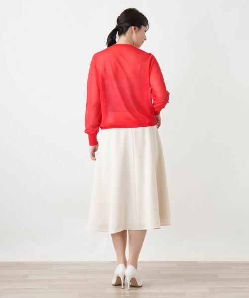 Leilian / レリアン カーディガン・ボレロ | クルーネックカーディガン【Leilian WHITE LABEL】 | 詳細6