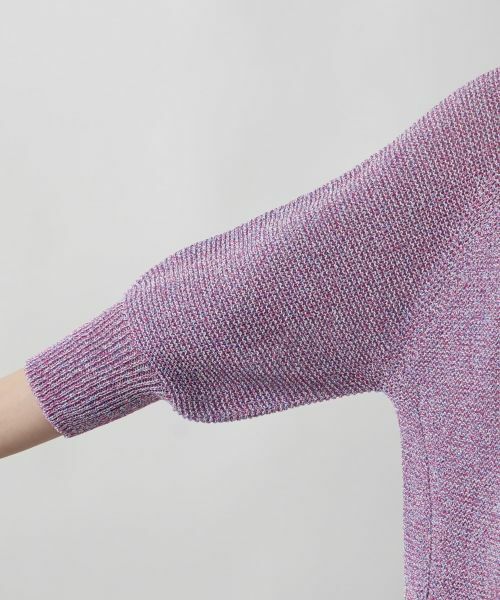 Leilian / レリアン ニット・セーター | 2WAYミックスニットプルオーバー【Leilian WHITE LABEL】 | 詳細14