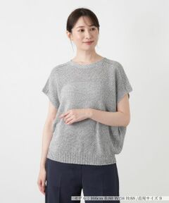 Leilian / レリアン テーラードジャケット | ラメニットベスト【Leilian WHITE LABEL】