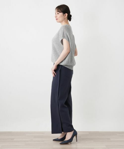 Leilian / レリアン テーラードジャケット | ラメニットベスト【Leilian WHITE LABEL】 | 詳細2