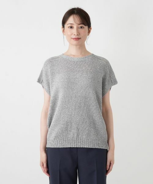 Leilian / レリアン テーラードジャケット | ラメニットベスト【Leilian WHITE LABEL】 | 詳細4