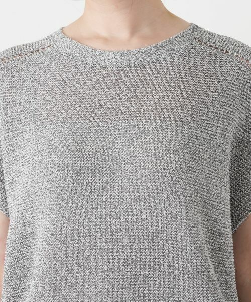 Leilian / レリアン テーラードジャケット | ラメニットベスト【Leilian WHITE LABEL】 | 詳細7