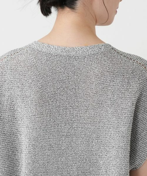 Leilian / レリアン テーラードジャケット | ラメニットベスト【Leilian WHITE LABEL】 | 詳細8