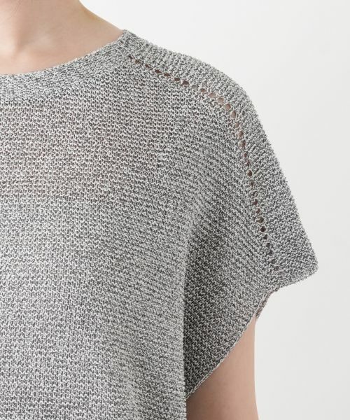 Leilian / レリアン テーラードジャケット | ラメニットベスト【Leilian WHITE LABEL】 | 詳細9