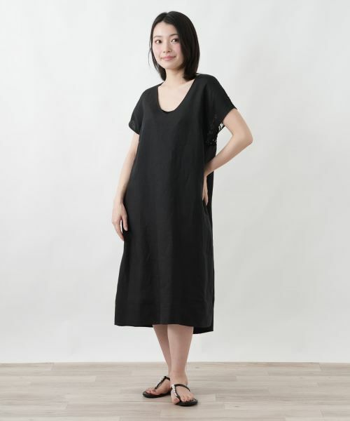 Leilian / レリアン ドレス | レース切替フレアワンピース【LE TRICOT PERUGIA】 | 詳細1