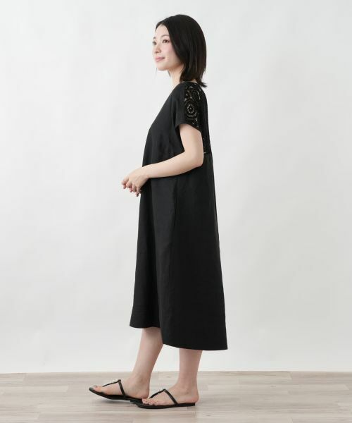 Leilian / レリアン ドレス | レース切替フレアワンピース【LE TRICOT PERUGIA】 | 詳細2