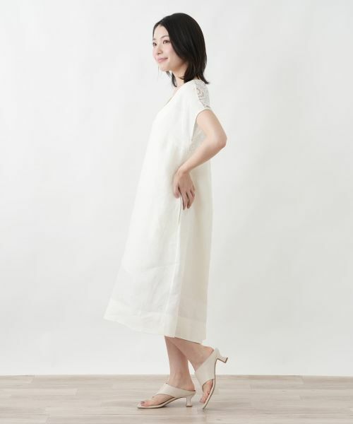 Leilian / レリアン ドレス | レース切替フレアワンピース【LE TRICOT PERUGIA】 | 詳細5