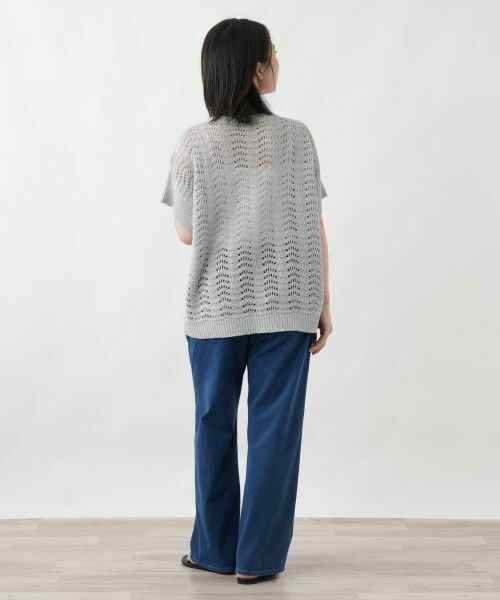 Leilian / レリアン ニット・セーター | スパンコール透かし編みニット【LE TRICOT PERUGIA】 | 詳細3
