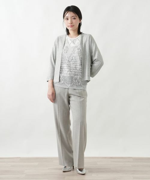 Leilian / レリアン ニット・セーター | スパンコールカーディガン【LE TRICOT PERUGIA】 | 詳細1