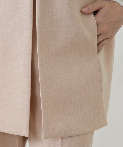 Leilian / レリアン テーラードジャケット | 洗えるセミロングベスト【Leilian WHITE LABEL】 | 詳細15