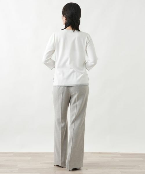 Leilian / レリアン その他パンツ | センタープレスパンツ【Leilian WHITE LABEL】 | 詳細3
