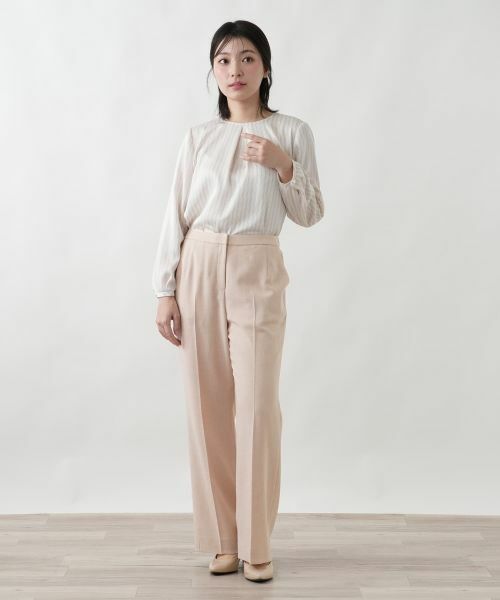Leilian / レリアン その他パンツ | センタープレスパンツ【Leilian WHITE LABEL】 | 詳細4
