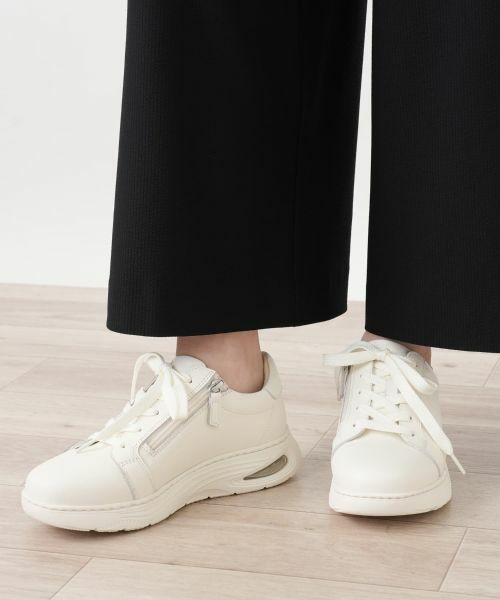 Leilian / レリアン スニーカー | サイドジップレースアップシューズ | 詳細7