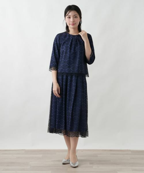 Leilian / レリアン セットアップ | 洗えるブラウススーツ【セレモニー】【Leilian WHITE LABEL】 | 詳細1