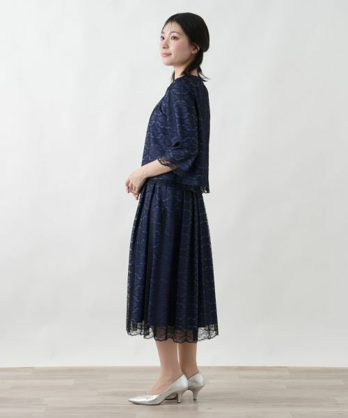 Leilian / レリアン セットアップ | 洗えるブラウススーツ【セレモニー】【Leilian WHITE LABEL】 | 詳細2