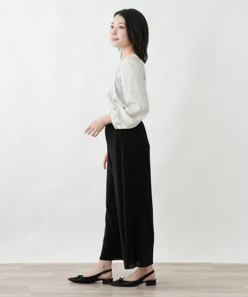 Leilian / レリアン その他パンツ | サマーコーデュロイワイドパンツ【Leilian WHITE LABEL】 | 詳細2