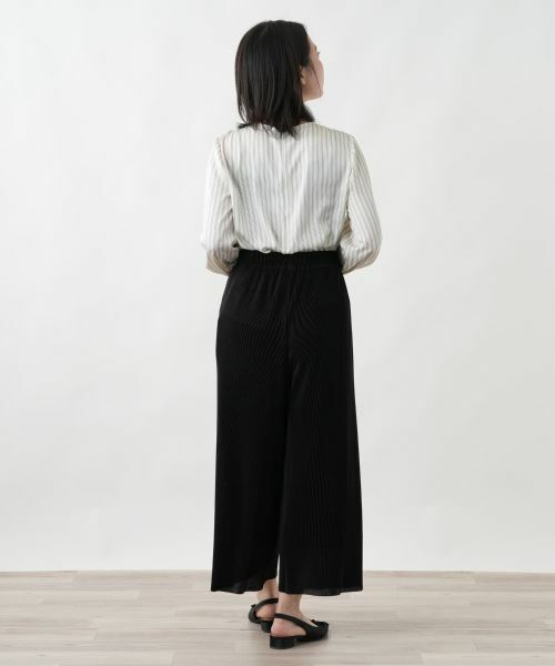 Leilian / レリアン その他パンツ | サマーコーデュロイワイドパンツ【Leilian WHITE LABEL】 | 詳細3