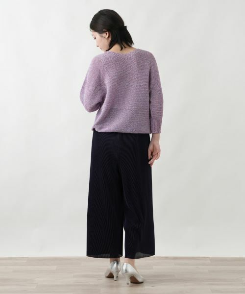 Leilian / レリアン その他パンツ | サマーコーデュロイワイドパンツ【Leilian WHITE LABEL】 | 詳細6