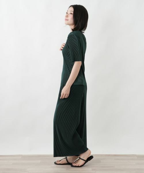 Leilian / レリアン その他パンツ | サマーコーデュロイワイドパンツ【Leilian WHITE LABEL】 | 詳細8