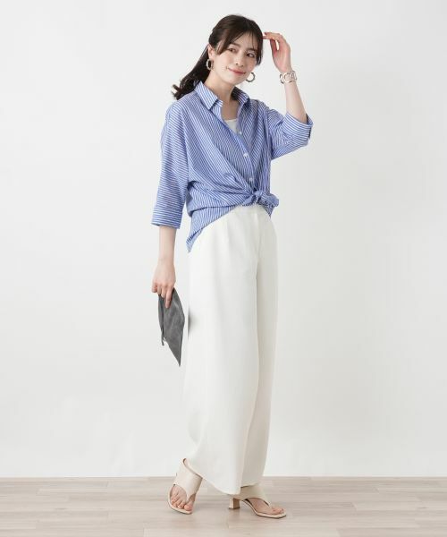 Leilian / レリアン その他パンツ | 洗えるワイドパンツ【2026_4月カタログ】 | 詳細10